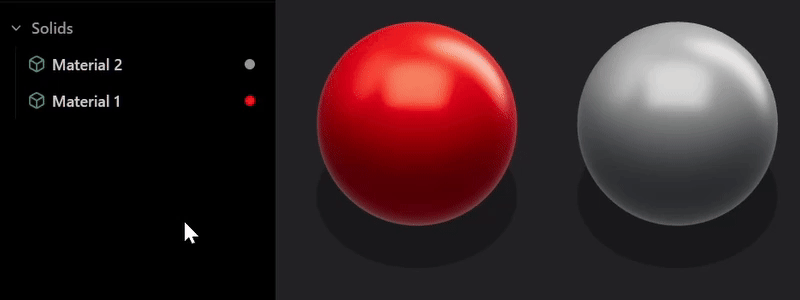 imagec1e949c4eecc4147a2fc26d960c699d4 digital production https://doc.plasticity.xyz/_next/image?url=%2F_next%2Fstatic%2Fmedia%2F2025.3-outliner-to-viewport-material-update.4d62e998.gif&w=1920&q=75