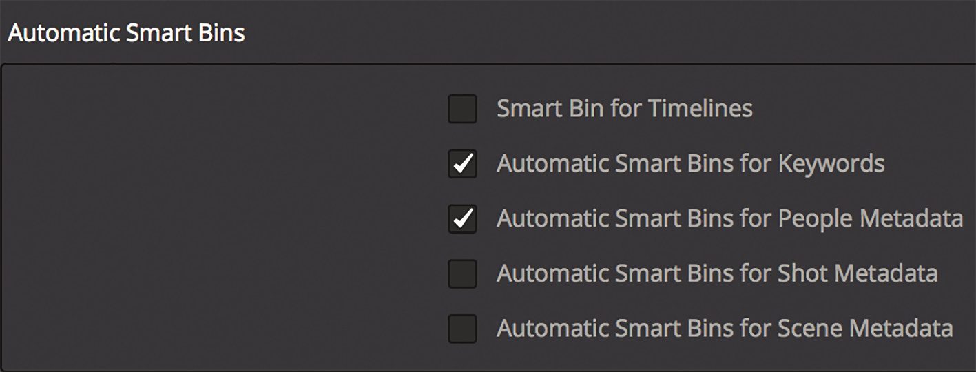 autobins digital production Die Gesichtserkennung basiert auf der neuen Neural Engine und bietet die automatische Erstellung passender Bins.