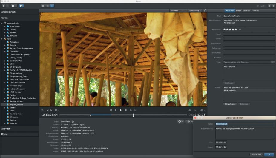 kyno als schnittersatz für resolve006 digital production