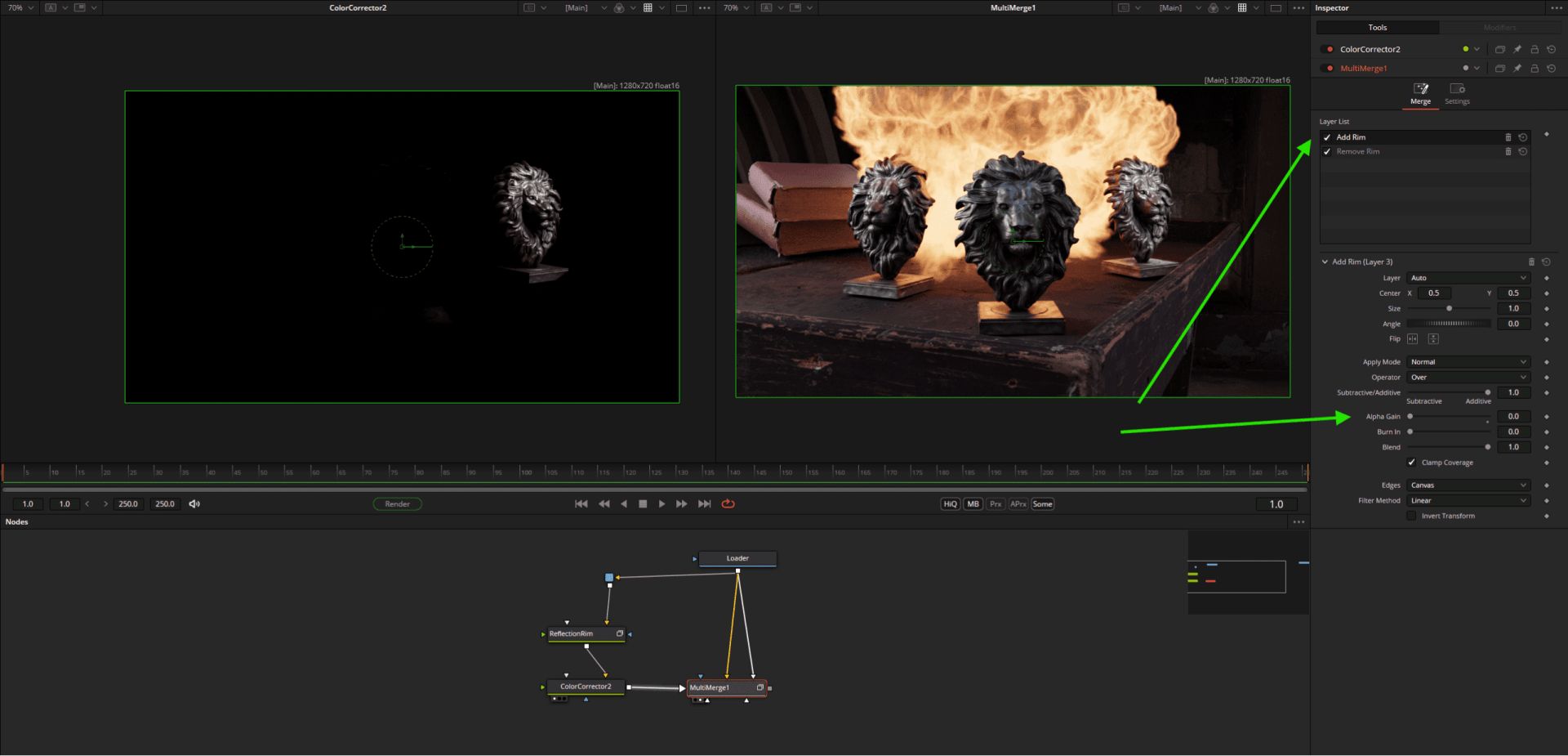3 lion sculptures on a table with flames in the background inside a digital application interface digital production 3 lion sculptures on a table with flames in the background inside a digital application interface