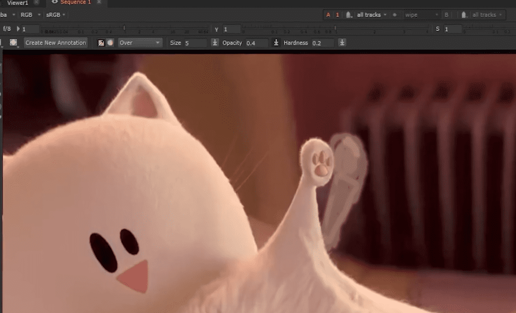 a cute fluffy white cat playfully stretching with its paw raised showing a paw print on the sole the background includes a warmtoned interior with a heater visible digital production A cute, fluffy white cat playfully stretching with its paw raised, showing a paw print on the sole. The background includes a warm-toned interior with a heater visible.