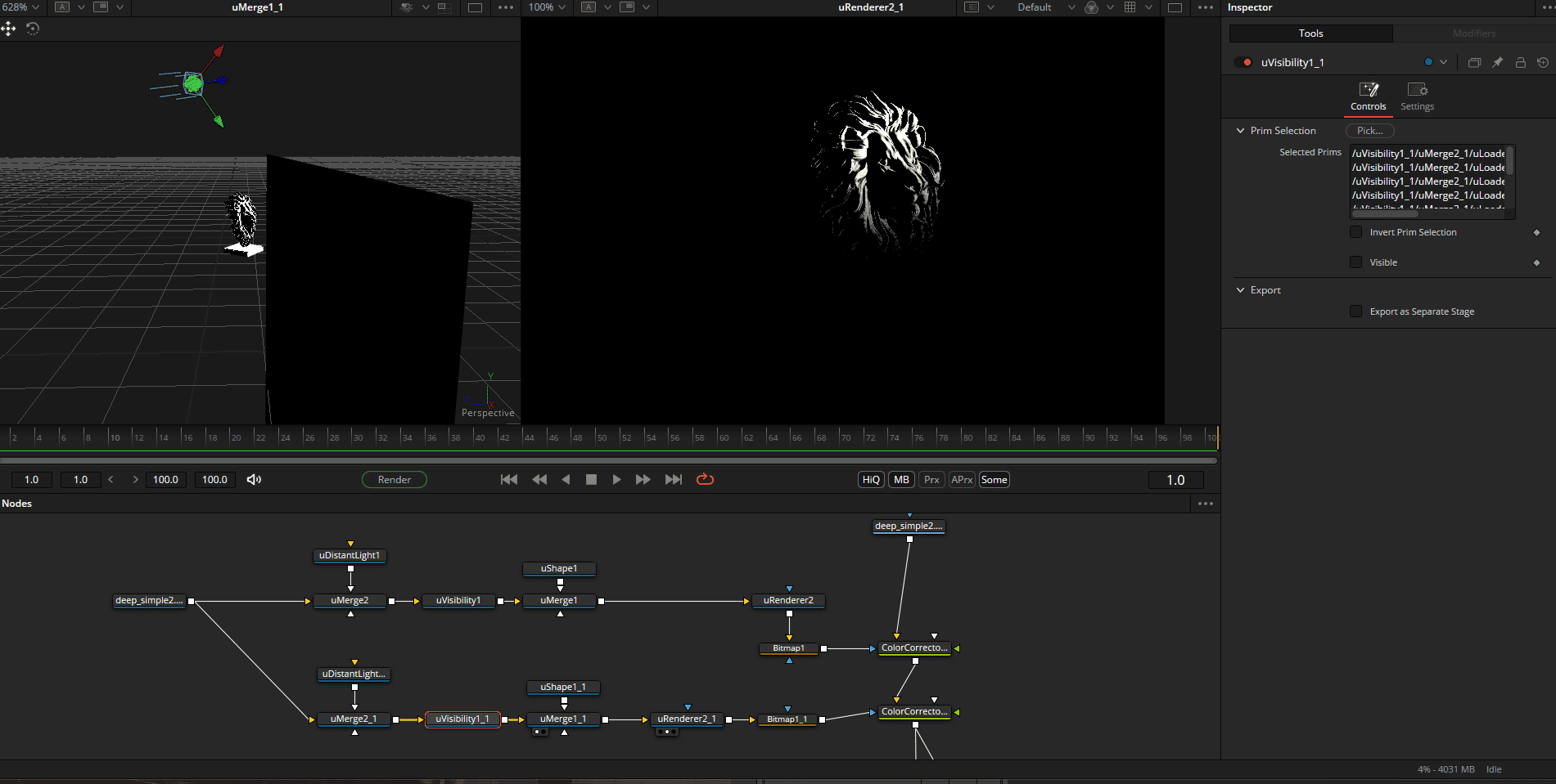 3d animation software interface with node workspace digital production 3D animation software interface with node workspace