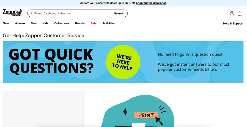 zappos-help-center
